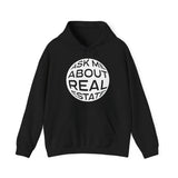 Ask Me About Real Estate Unisex Heavy Blend™ Hooded Sweatshirt
