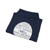 I SELL REAL ESTATE Translated Unisex Heavy Blend™ Hooded Sweatshirt