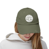 Ask Me About Real Estate Unisex Distressed Cap