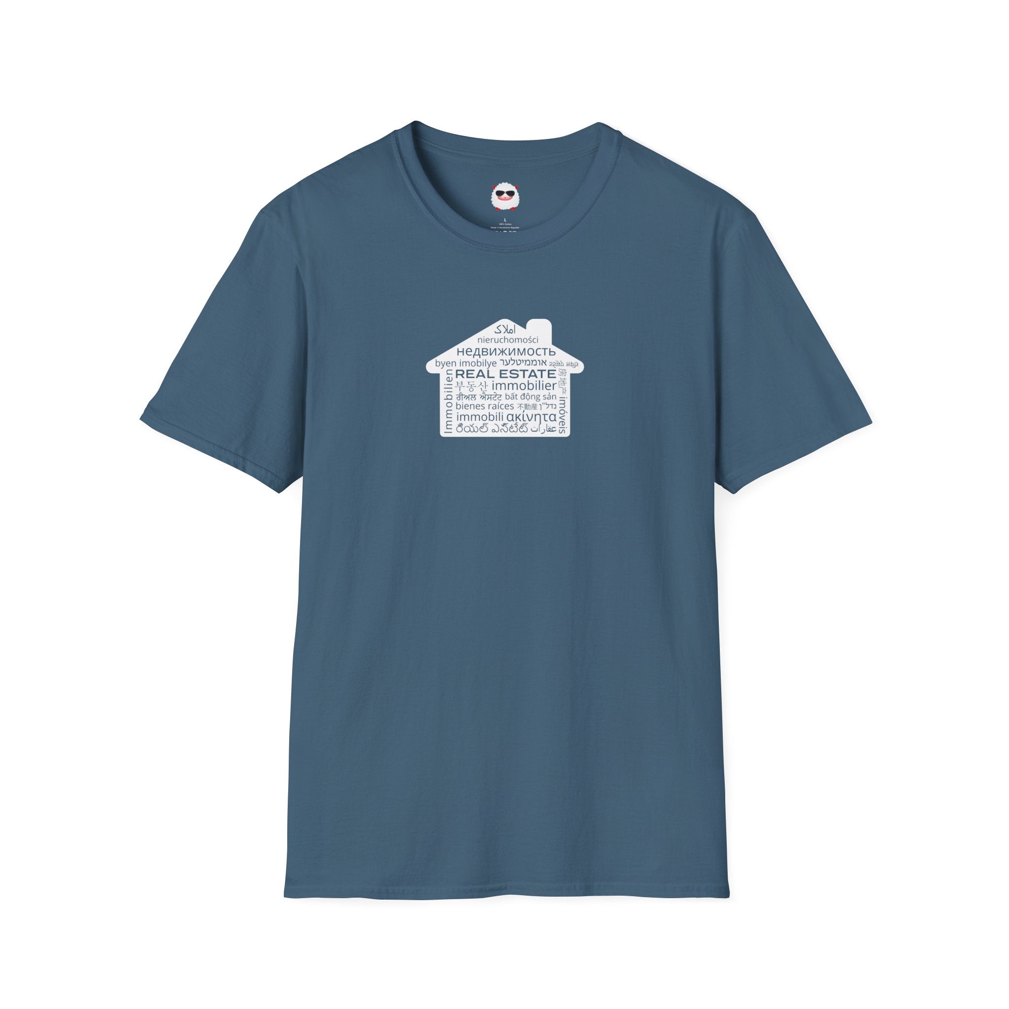 Real Estate Translated Dark Style Unisex Softstyle T-Shirt