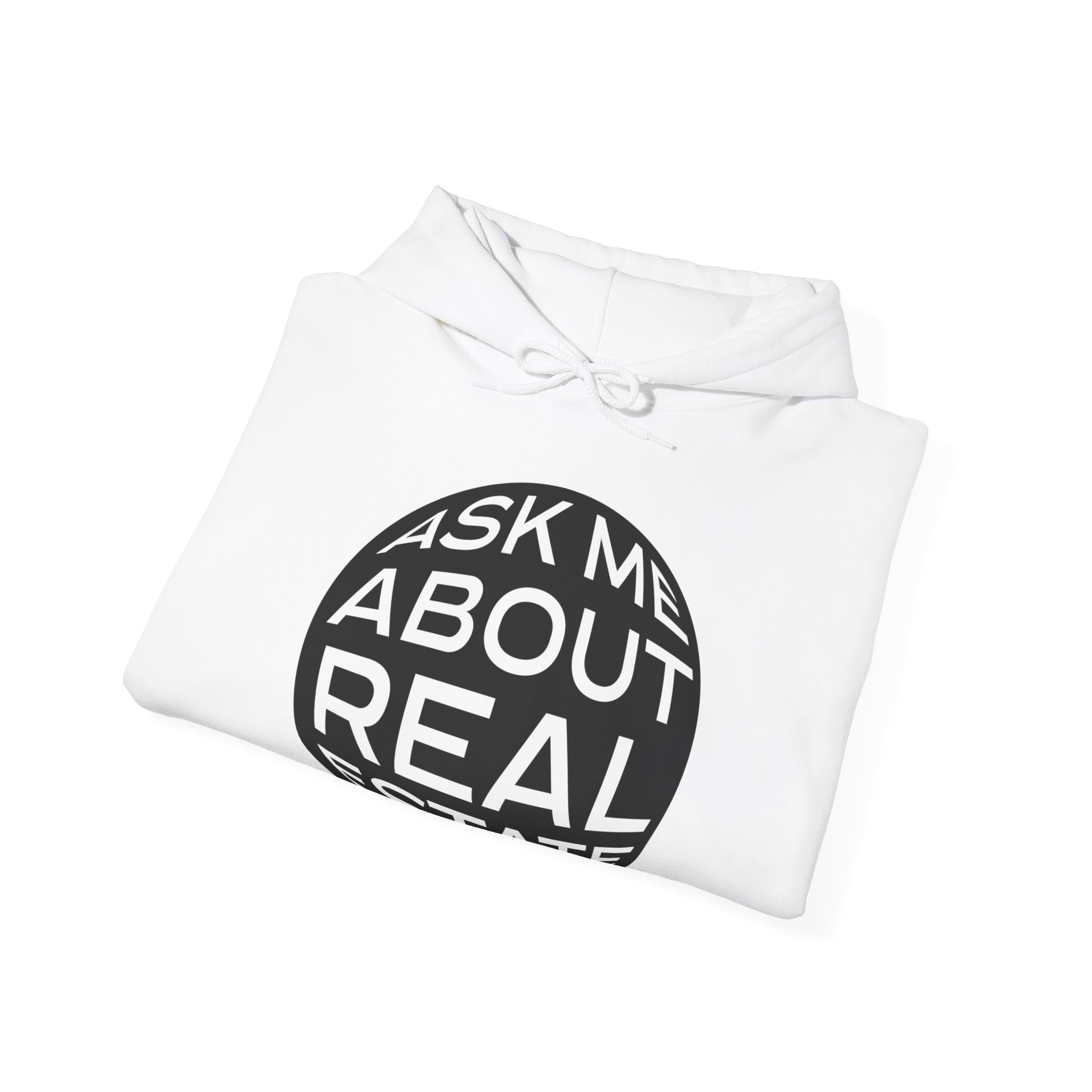 Ask Me About Real Estate Unisex Heavy Blend™ Hooded Sweatshirt