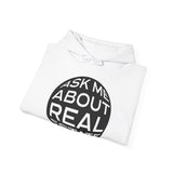 Ask Me About Real Estate Unisex Heavy Blend™ Hooded Sweatshirt