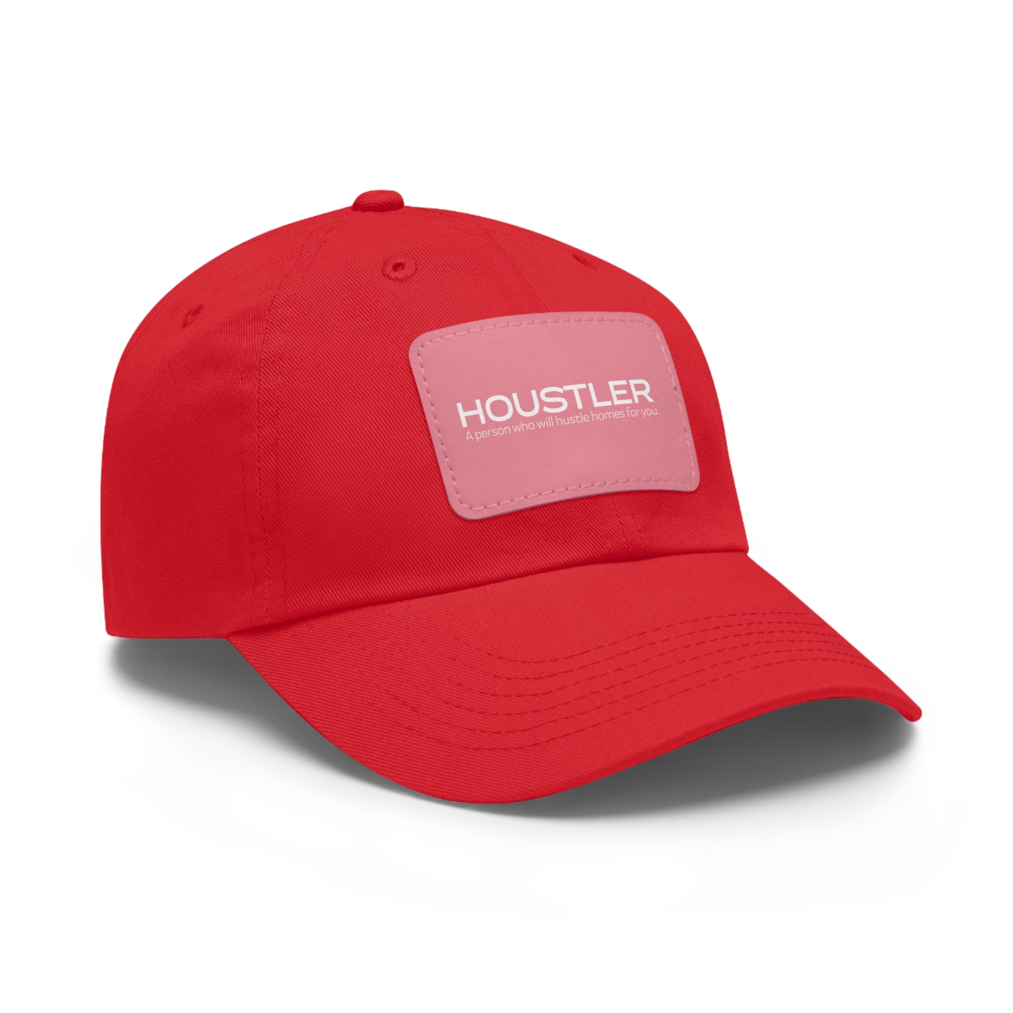 Houstler Dad Hat with Leather Patch (Rectangle)