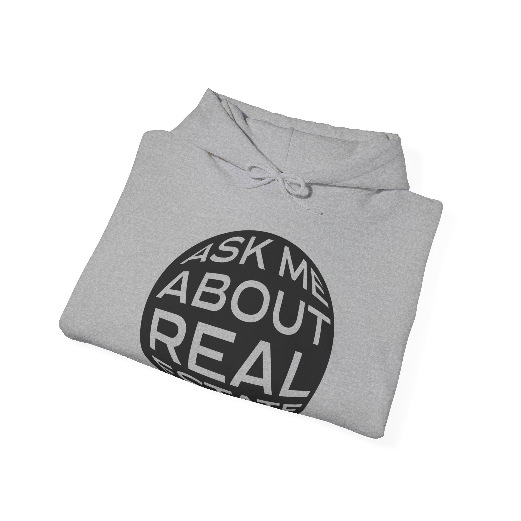 Ask Me About Real Estate Unisex Heavy Blend™ Hooded Sweatshirt