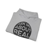 Ask Me About Real Estate Unisex Heavy Blend™ Hooded Sweatshirt
