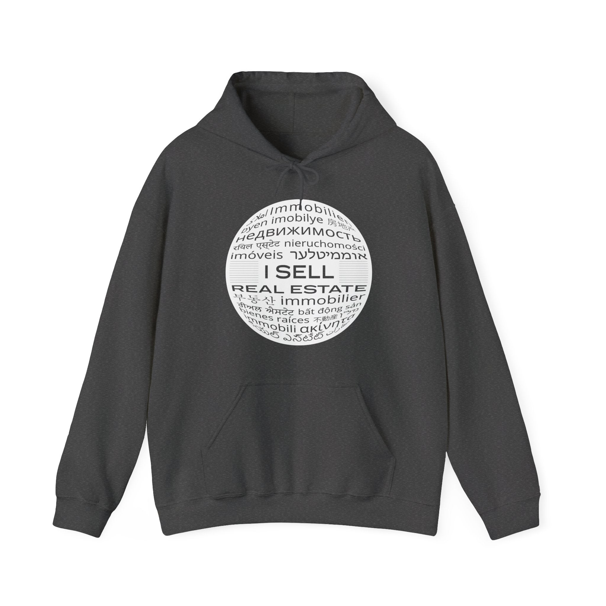 I SELL REAL ESTATE Translated Unisex Heavy Blend™ Hooded Sweatshirt