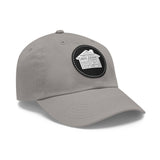 Real Estate Translated Dad Hat with Leather Patch (Round)
