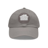 Real Estate Translated Dad Hat with Leather Patch (Round)