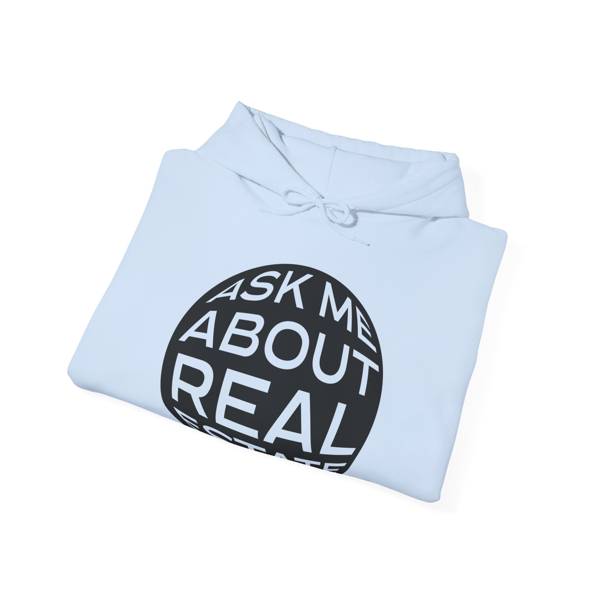 Ask Me About Real Estate Unisex Heavy Blend™ Hooded Sweatshirt