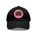 Real Estate Translated Dad Hat with Leather Patch (Round)