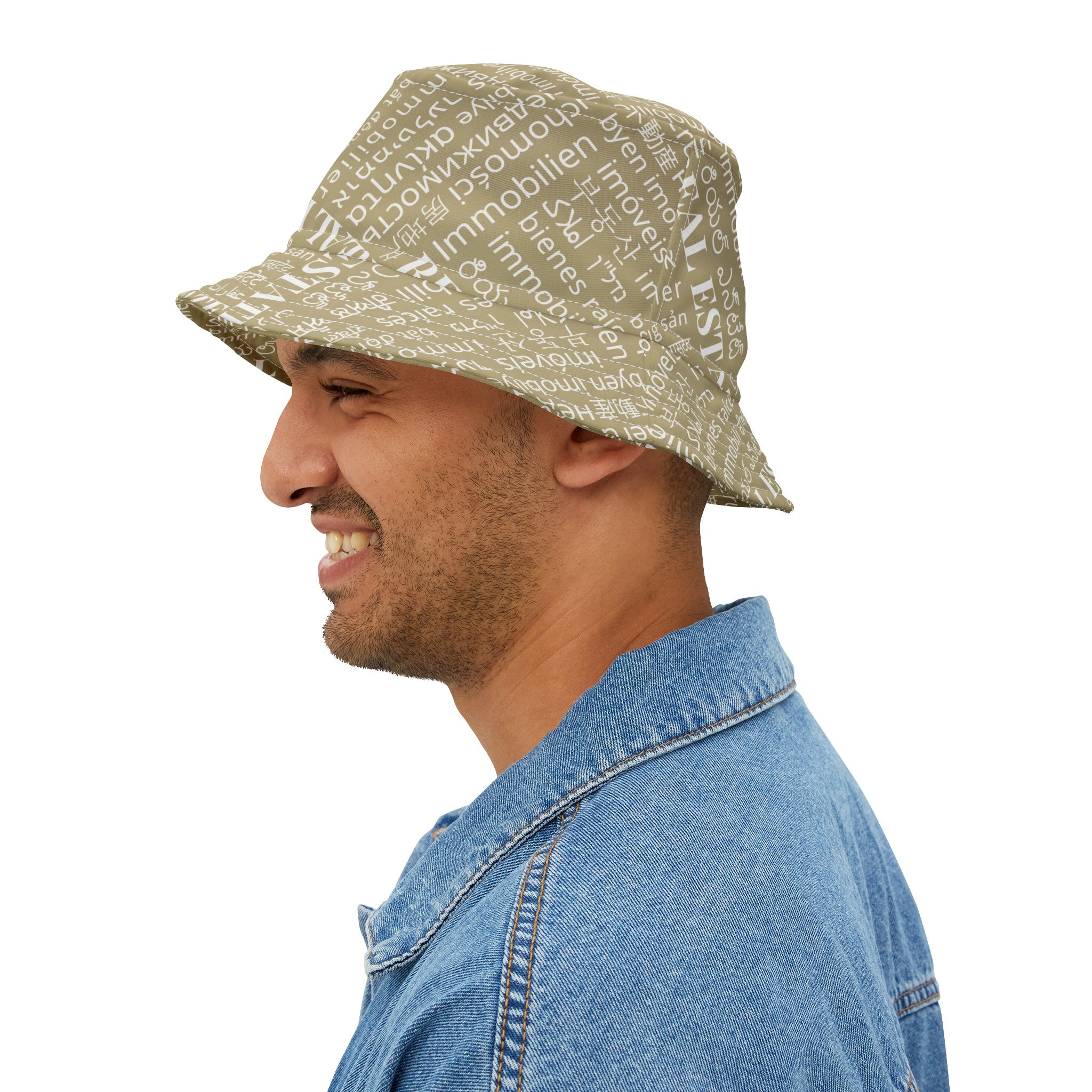 C21 Style Real Estate Translated Bucket Hat (AOP)