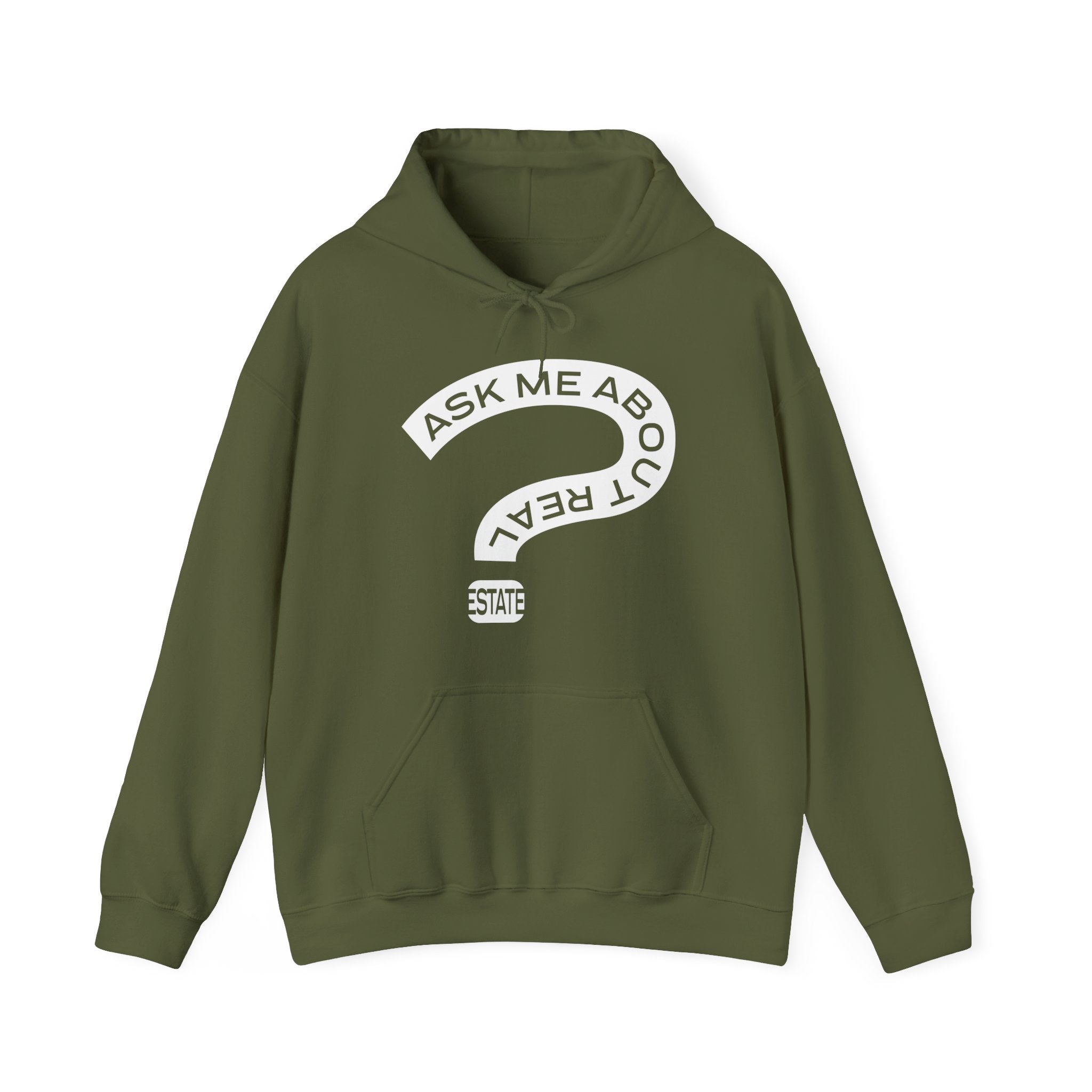 Ask Me About Real Estate Unisex Heavy Blend™ Hooded Sweatshirt