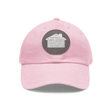 Real Estate Translated Dad Hat with Leather Patch (Round)