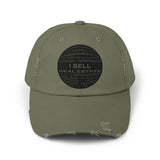 Copy of Ask Me About Real Estate Unisex Distressed Cap