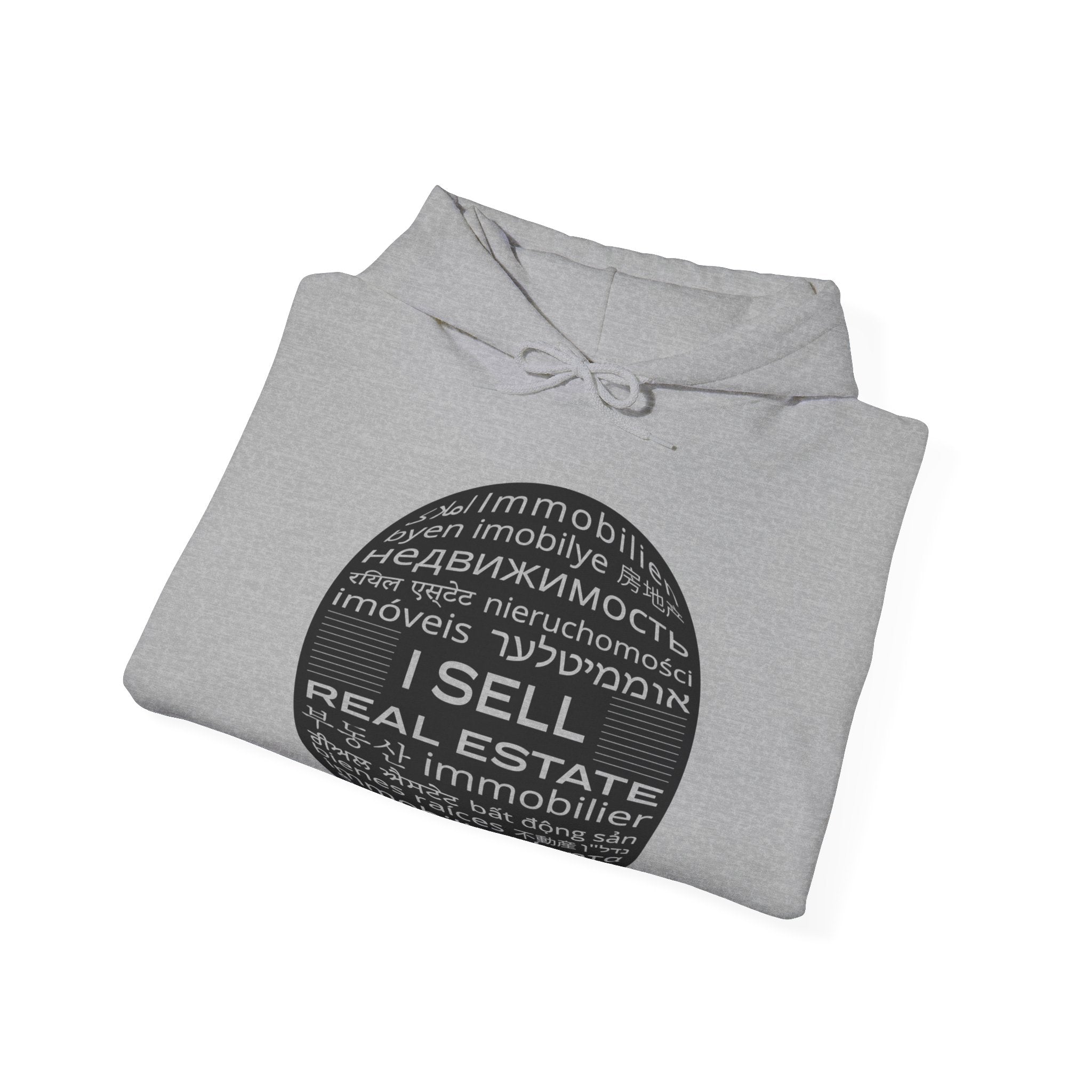 I SELL REAL ESTATE Translated Unisex Heavy Blend™ Hooded Sweatshirt