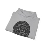 I SELL REAL ESTATE Translated Unisex Heavy Blend™ Hooded Sweatshirt