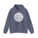 Ask Me About Real Estate Unisex Heavy Blend™ Hooded Sweatshirt