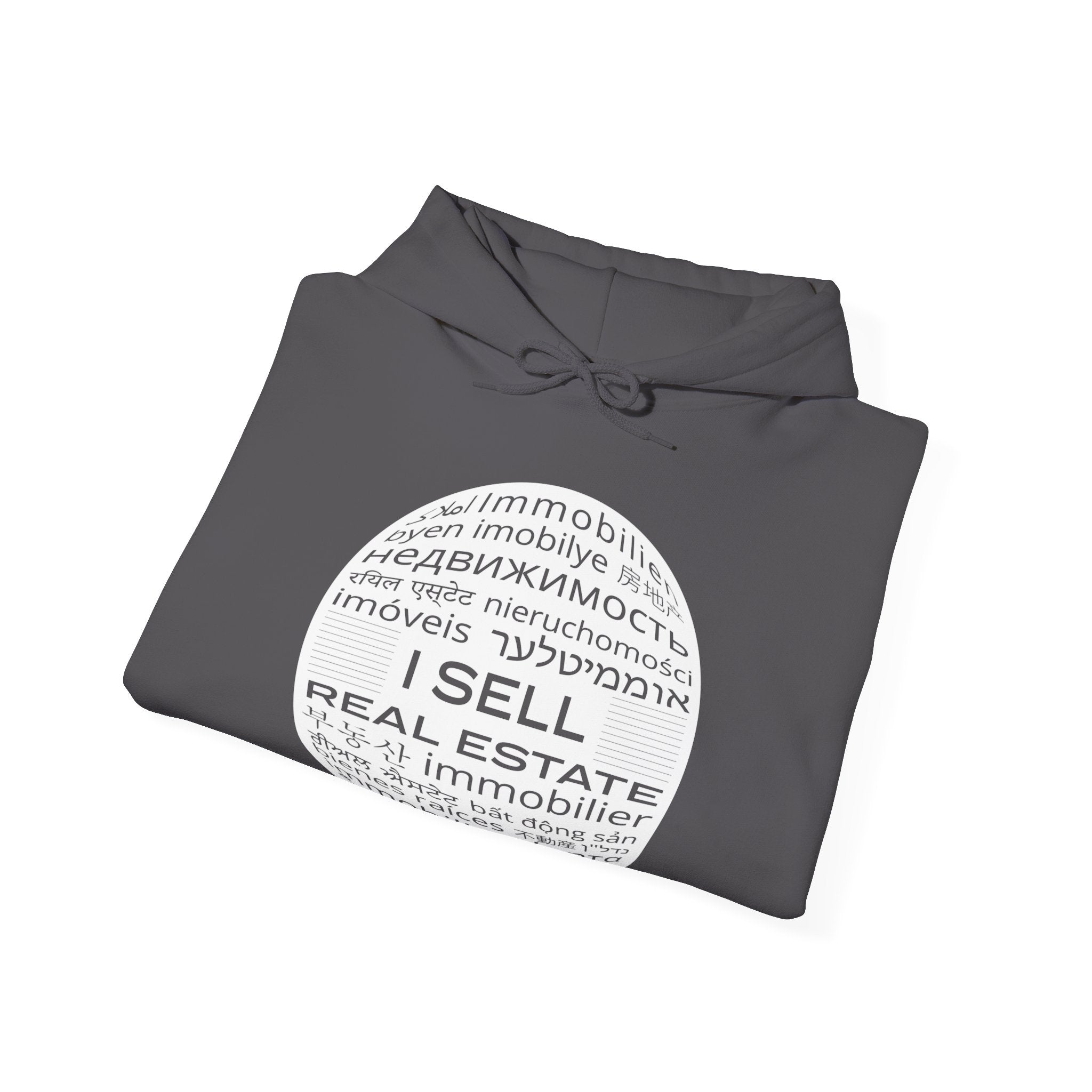 I SELL REAL ESTATE Translated Unisex Heavy Blend™ Hooded Sweatshirt