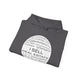I SELL REAL ESTATE Translated Unisex Heavy Blend™ Hooded Sweatshirt