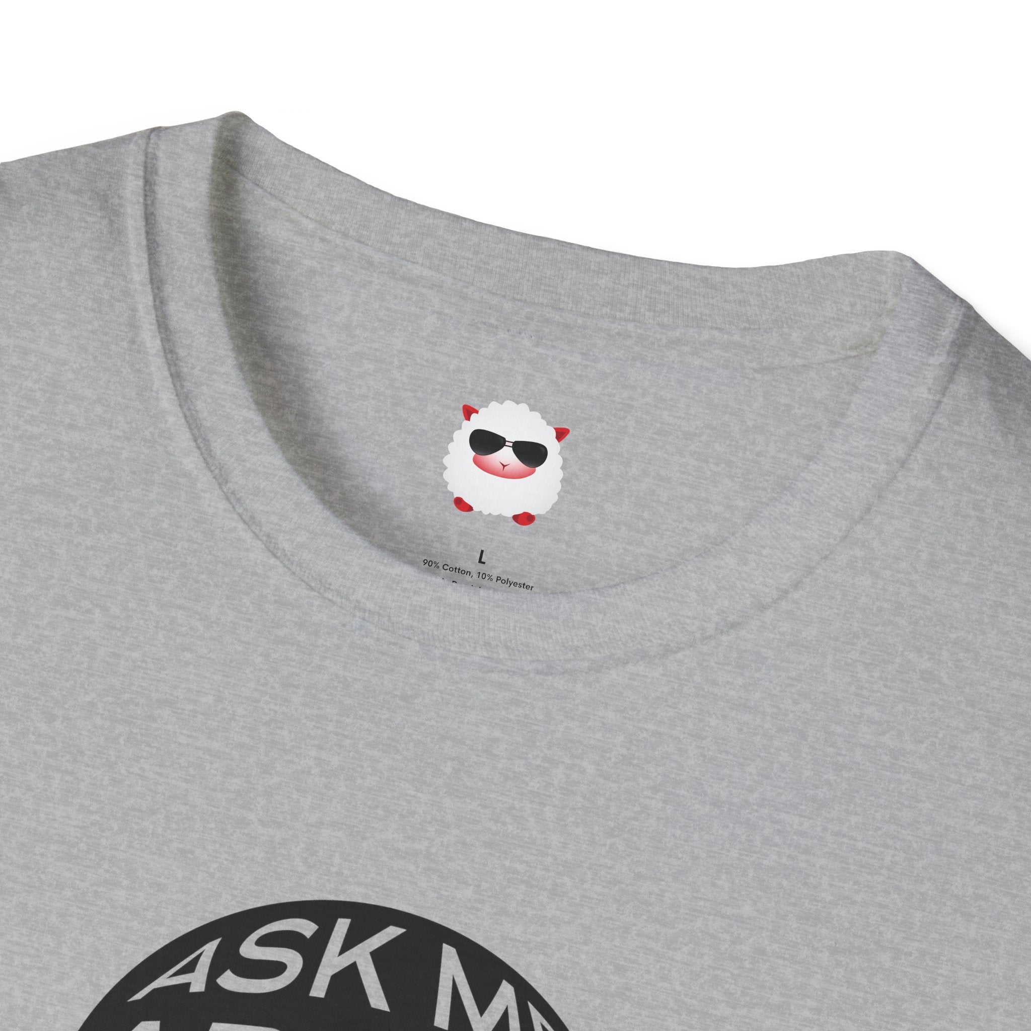 Ask Me About Real Estate Circle Unisex Softstyle T-Shirt