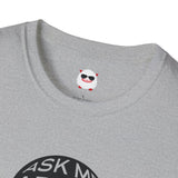 Ask Me About Real Estate Circle Unisex Softstyle T-Shirt