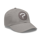 Ask Me About Real Estate Dad Hat with Leather Patch (Round)