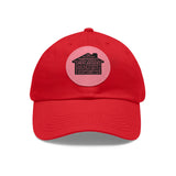 Real Estate Translated Dad Hat with Leather Patch (Round)