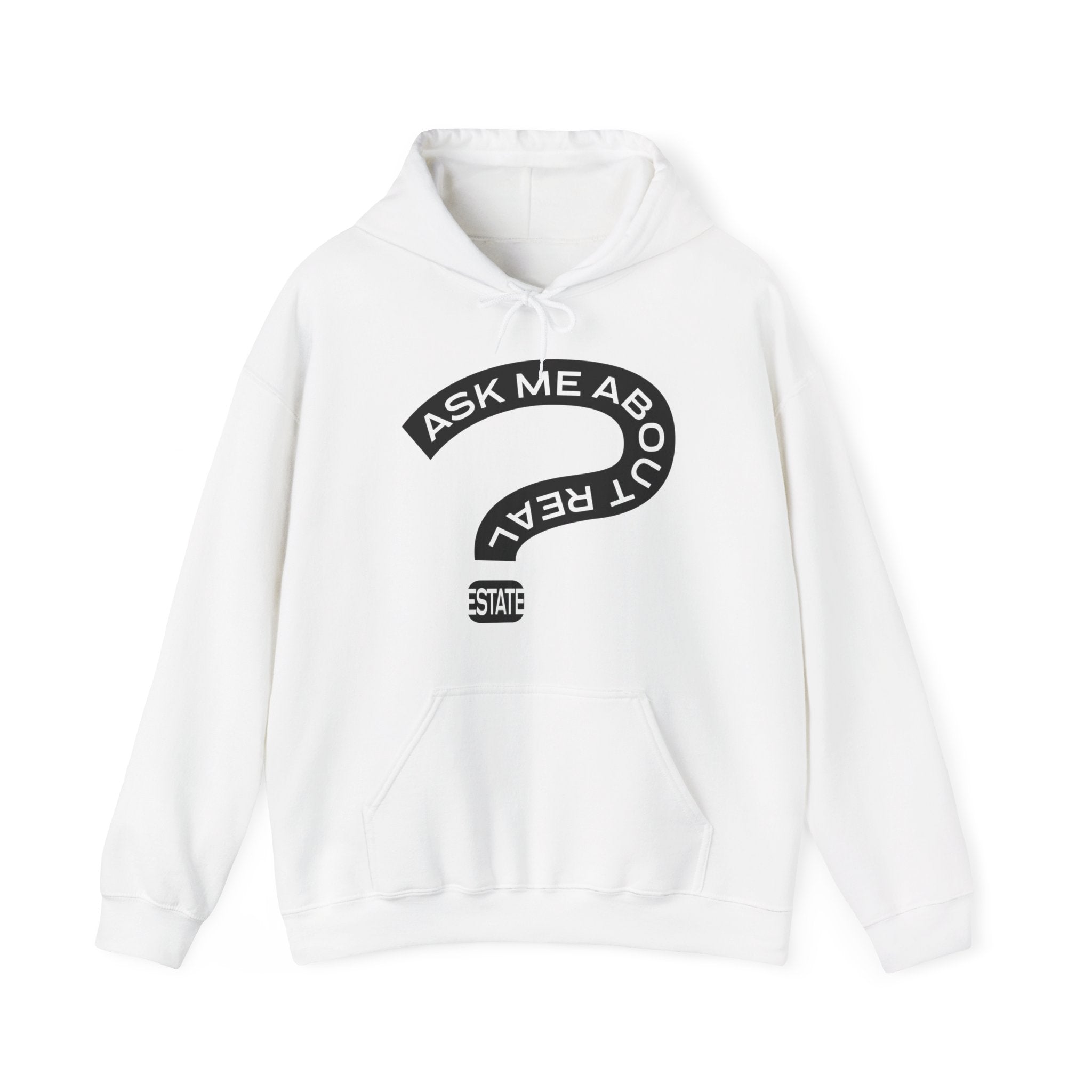 Ask Me About Real Estate Unisex Heavy Blend™ Hooded Sweatshirt