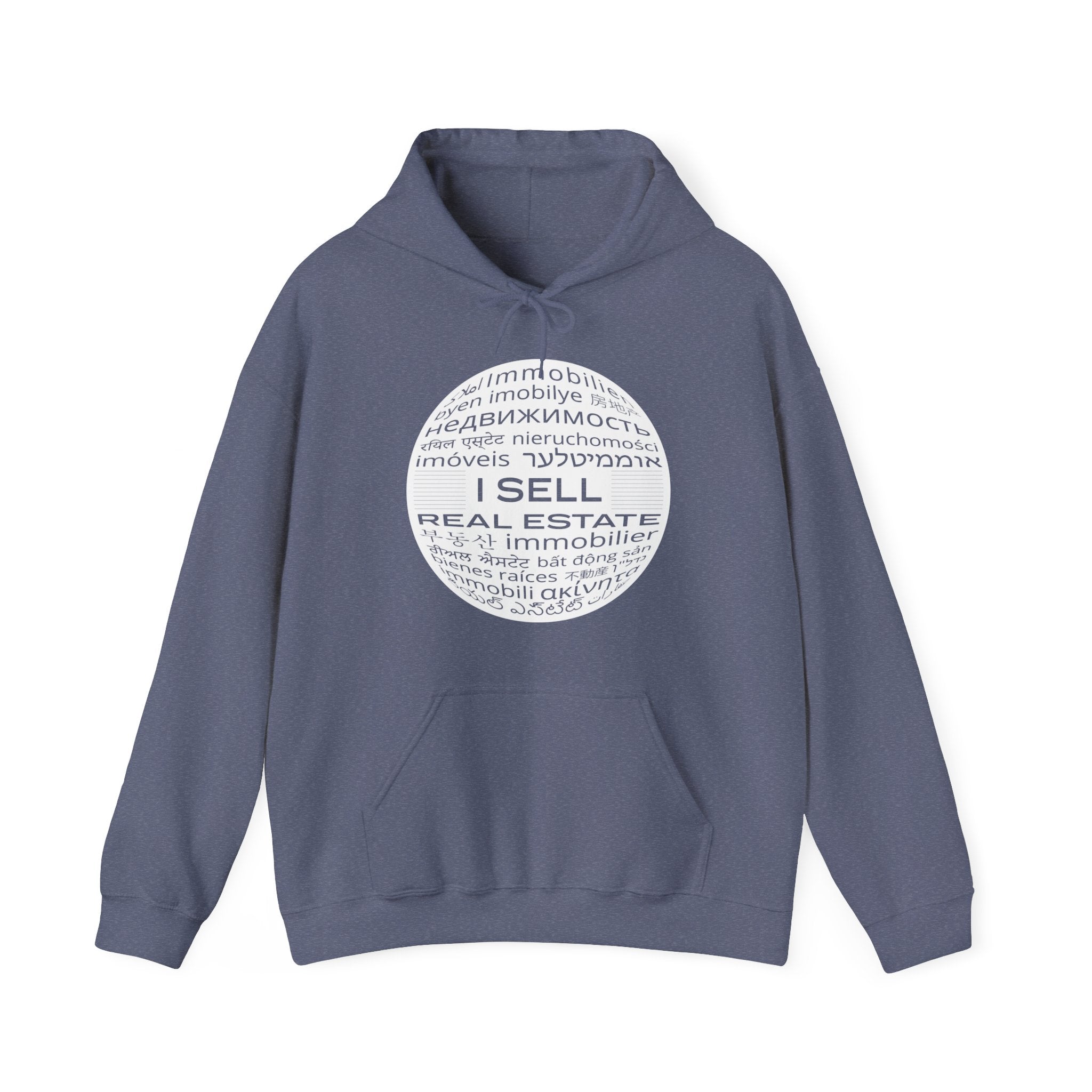 I SELL REAL ESTATE Translated Unisex Heavy Blend™ Hooded Sweatshirt