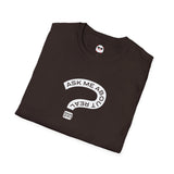 Ask Me About Real Estate Dark Style Unisex Softstyle T-Shirt