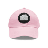 Real Estate Translated Dad Hat with Leather Patch (Round)