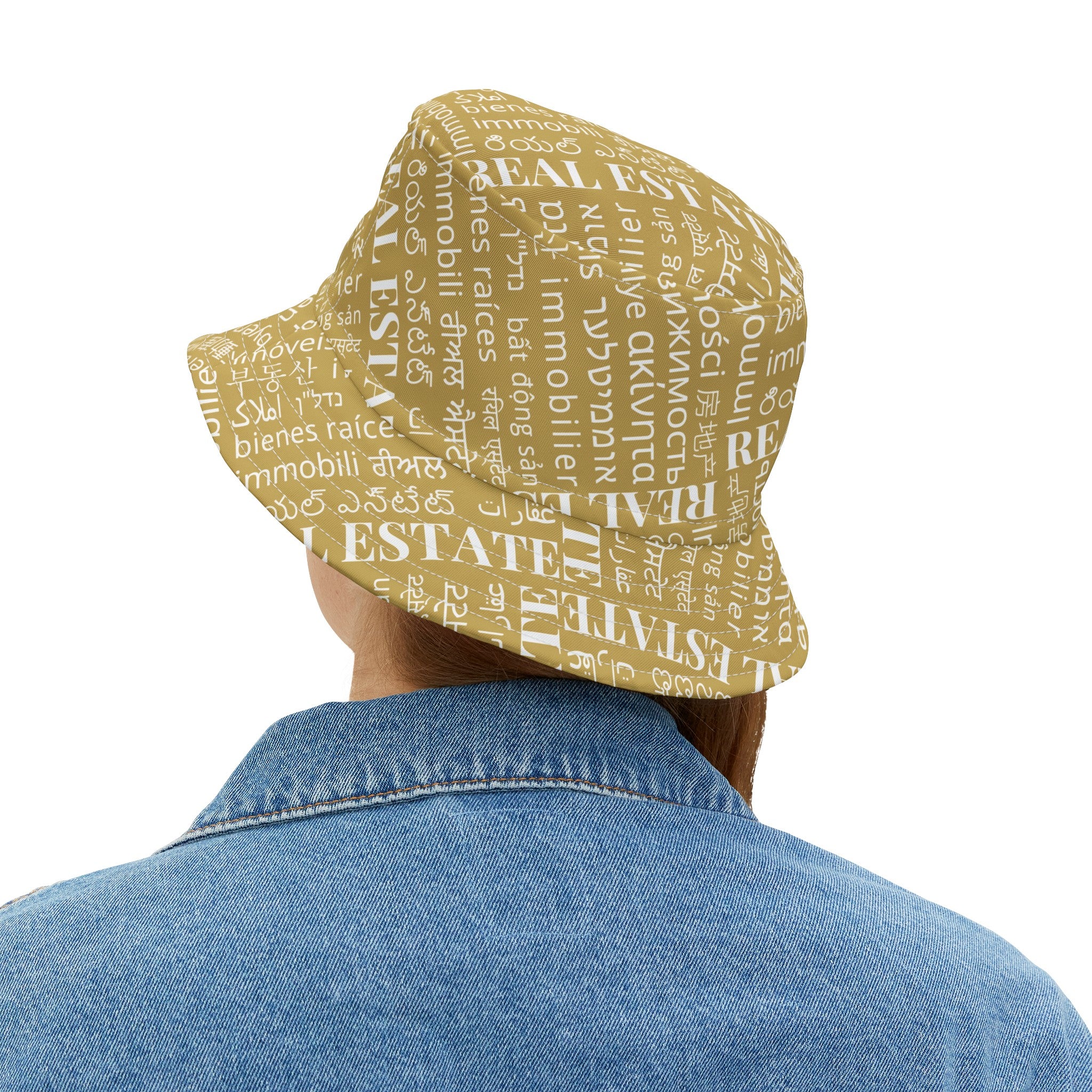 Realty ONE Group Style Real Estate Translated Bucket Hat (AOP)