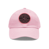 I Sell Real Estate Translated Dad Hat with Leather Patch (Round)