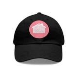 Real Estate Translated Dad Hat with Leather Patch (Round)