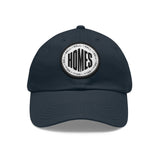 I Sell Homes Dad Hat with Leather Patch (Round)