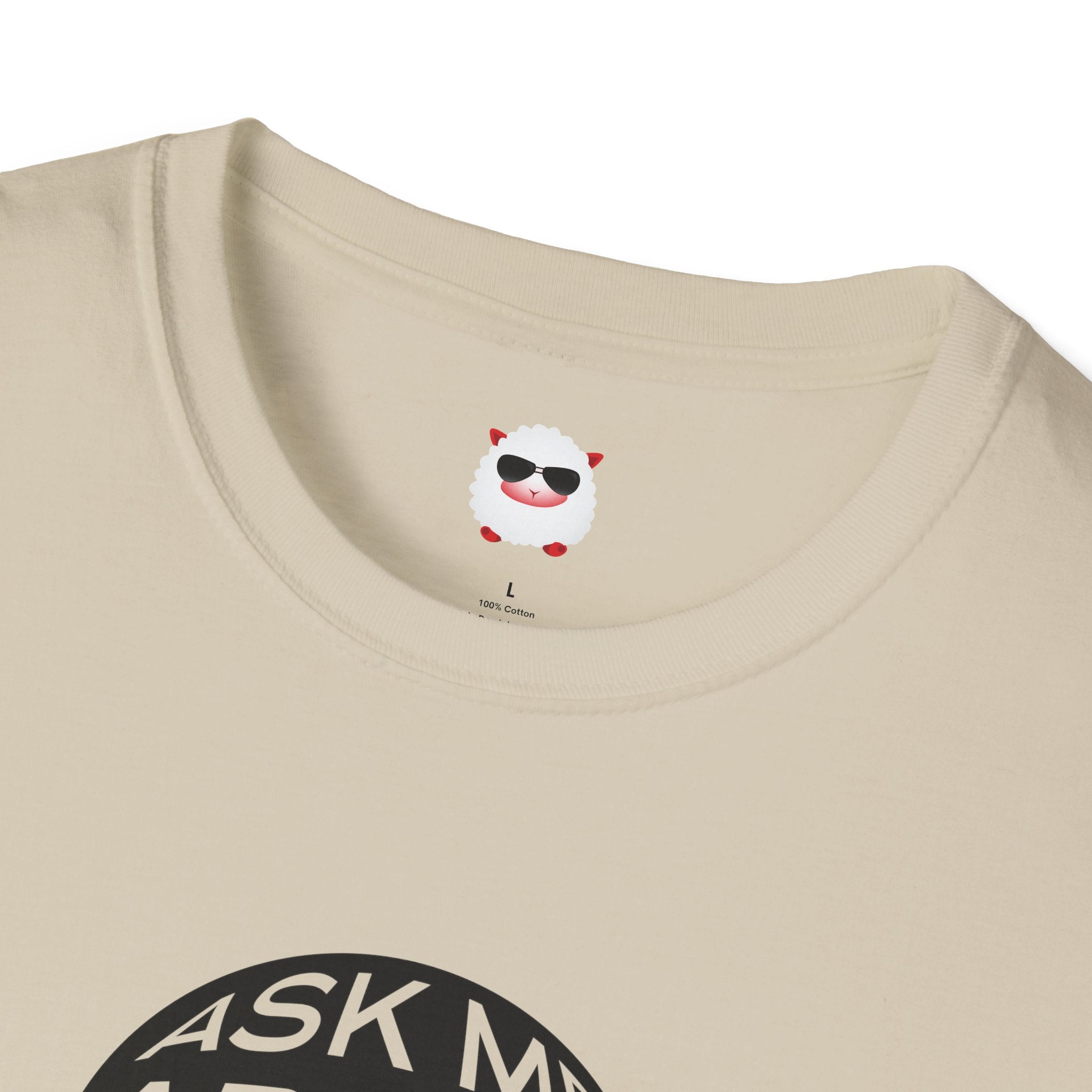 Ask Me About Real Estate Circle Unisex Softstyle T-Shirt