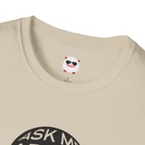 Ask Me About Real Estate Circle Unisex Softstyle T-Shirt