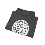 Ask Me About Real Estate Unisex Heavy Blend™ Hooded Sweatshirt
