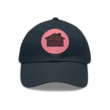 Real Estate Translated Dad Hat with Leather Patch (Round)