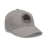 Real Estate Translated Dad Hat with Leather Patch (Round)