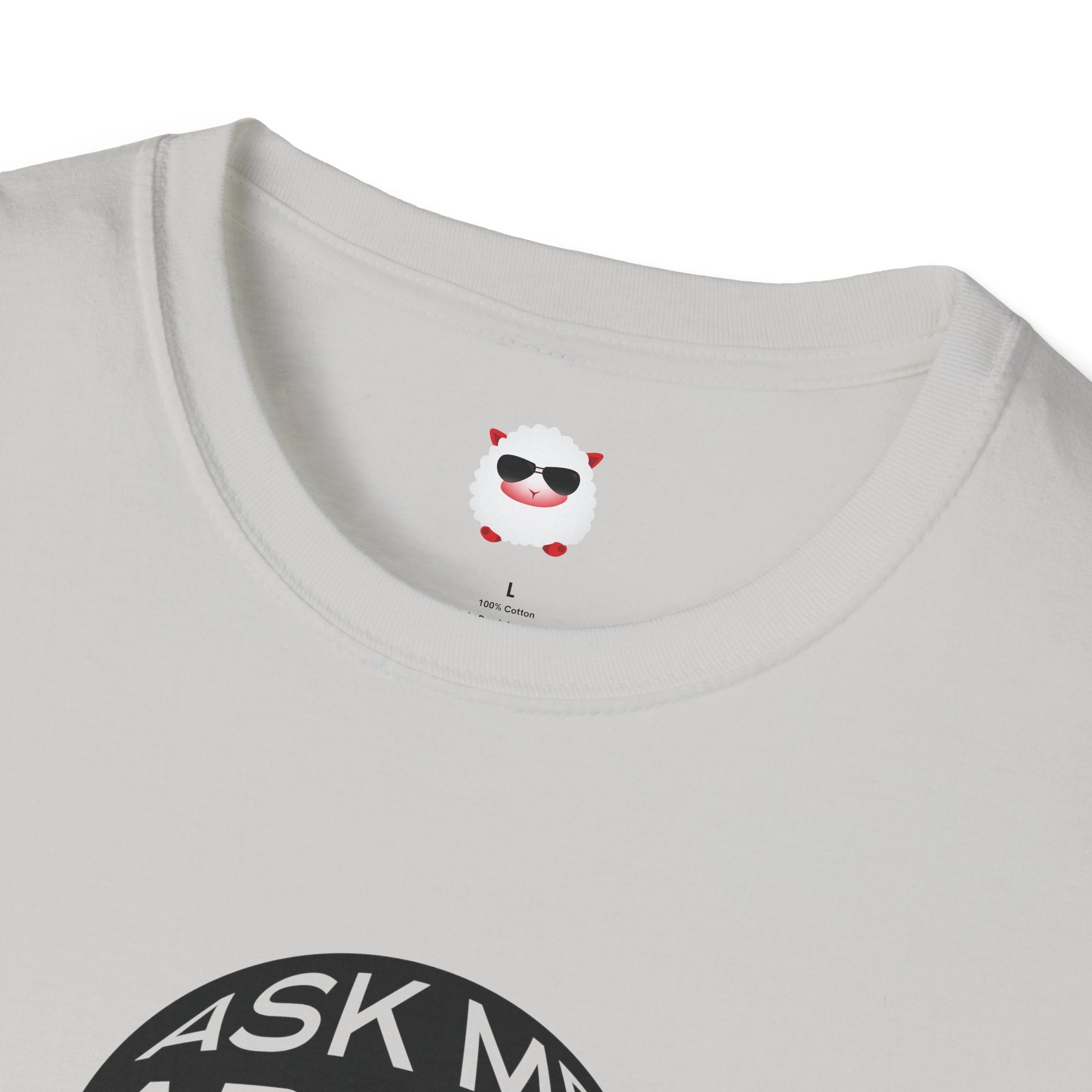 Ask Me About Real Estate Circle Unisex Softstyle T-Shirt