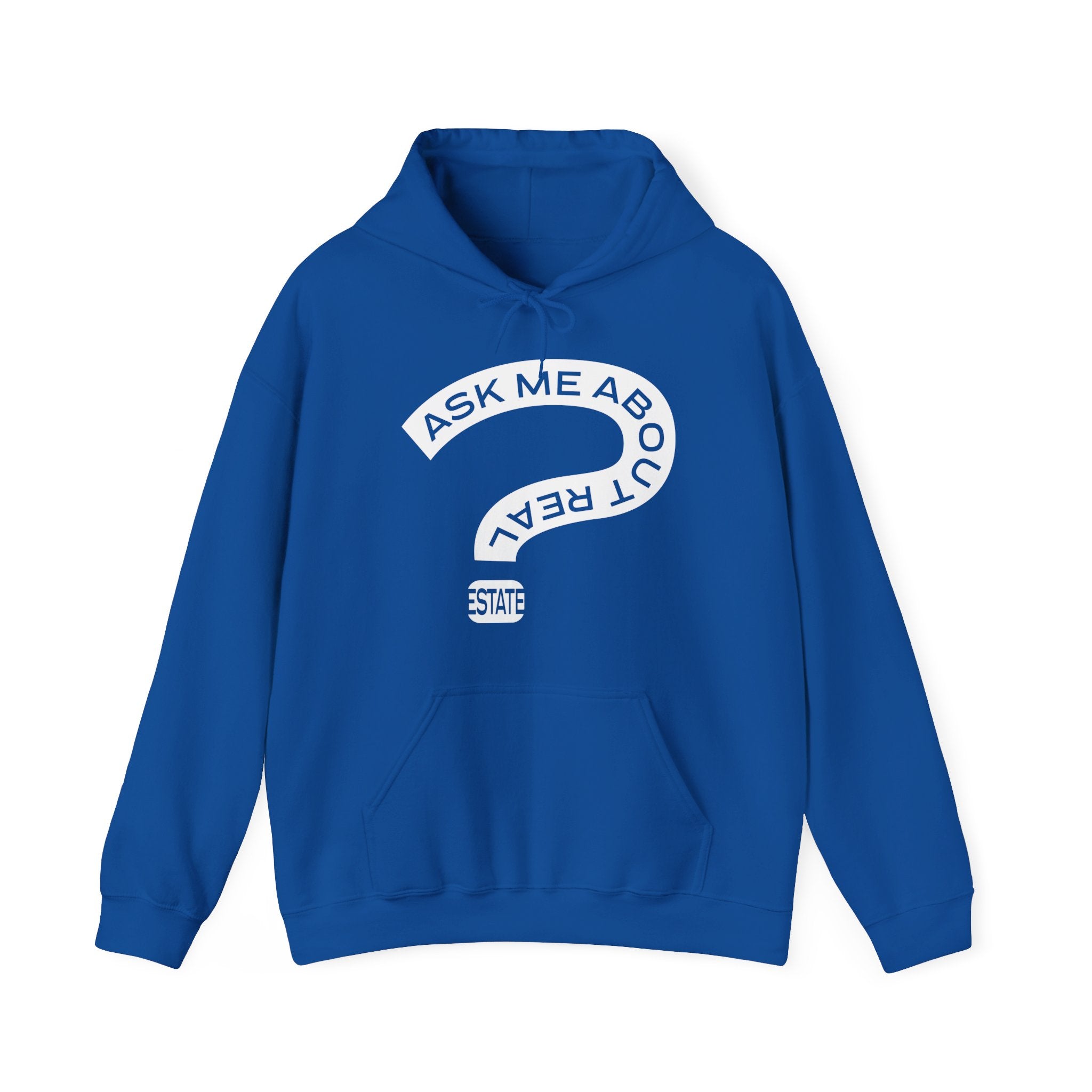 Ask Me About Real Estate Unisex Heavy Blend™ Hooded Sweatshirt