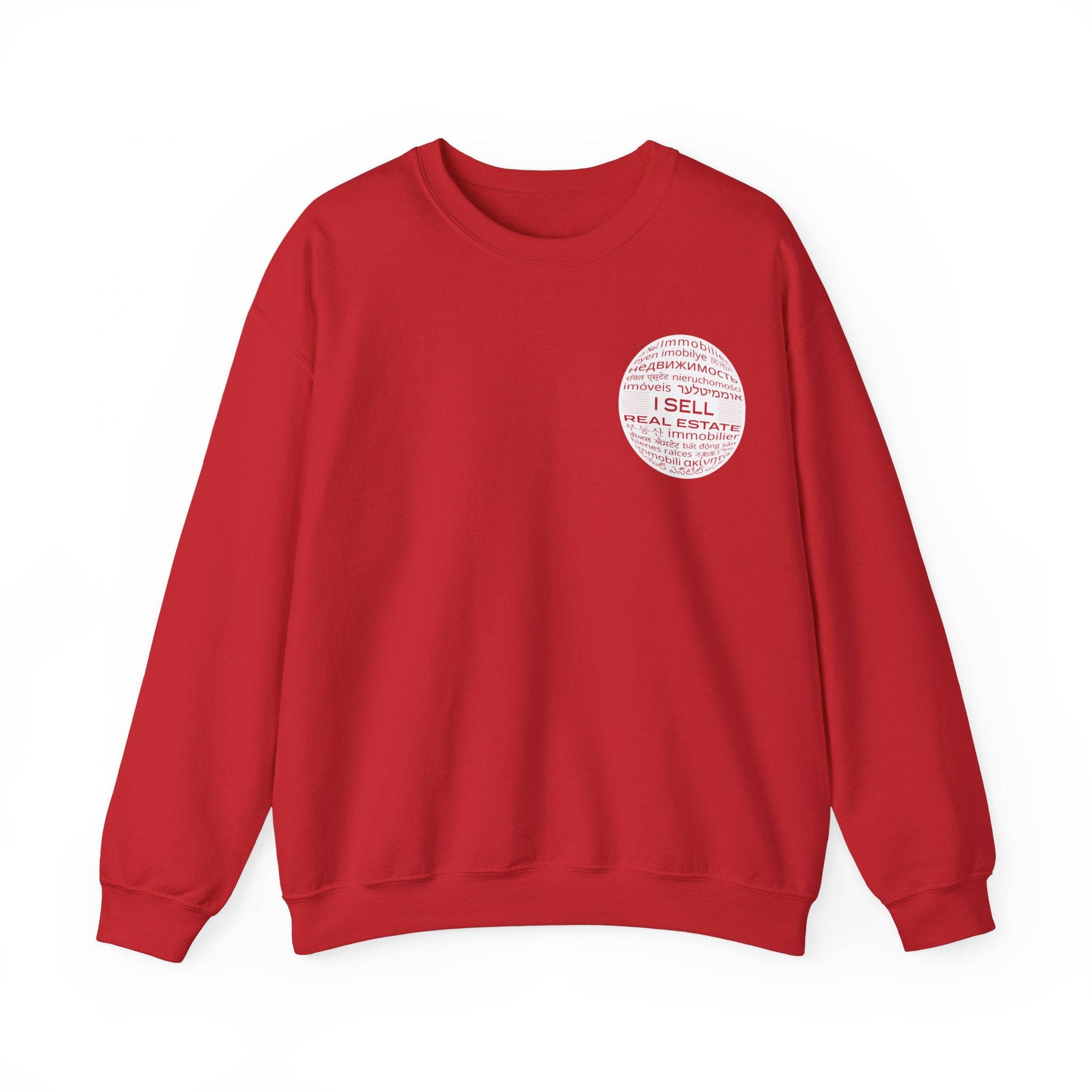 I SELL REAL ESTATE Translated Unisex Heavy Blend™ Crewneck Sweatshirt