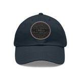 I Sell Real Estate Translated Dad Hat with Leather Patch (Round)