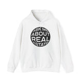 Ask Me About Real Estate Unisex Heavy Blend™ Hooded Sweatshirt