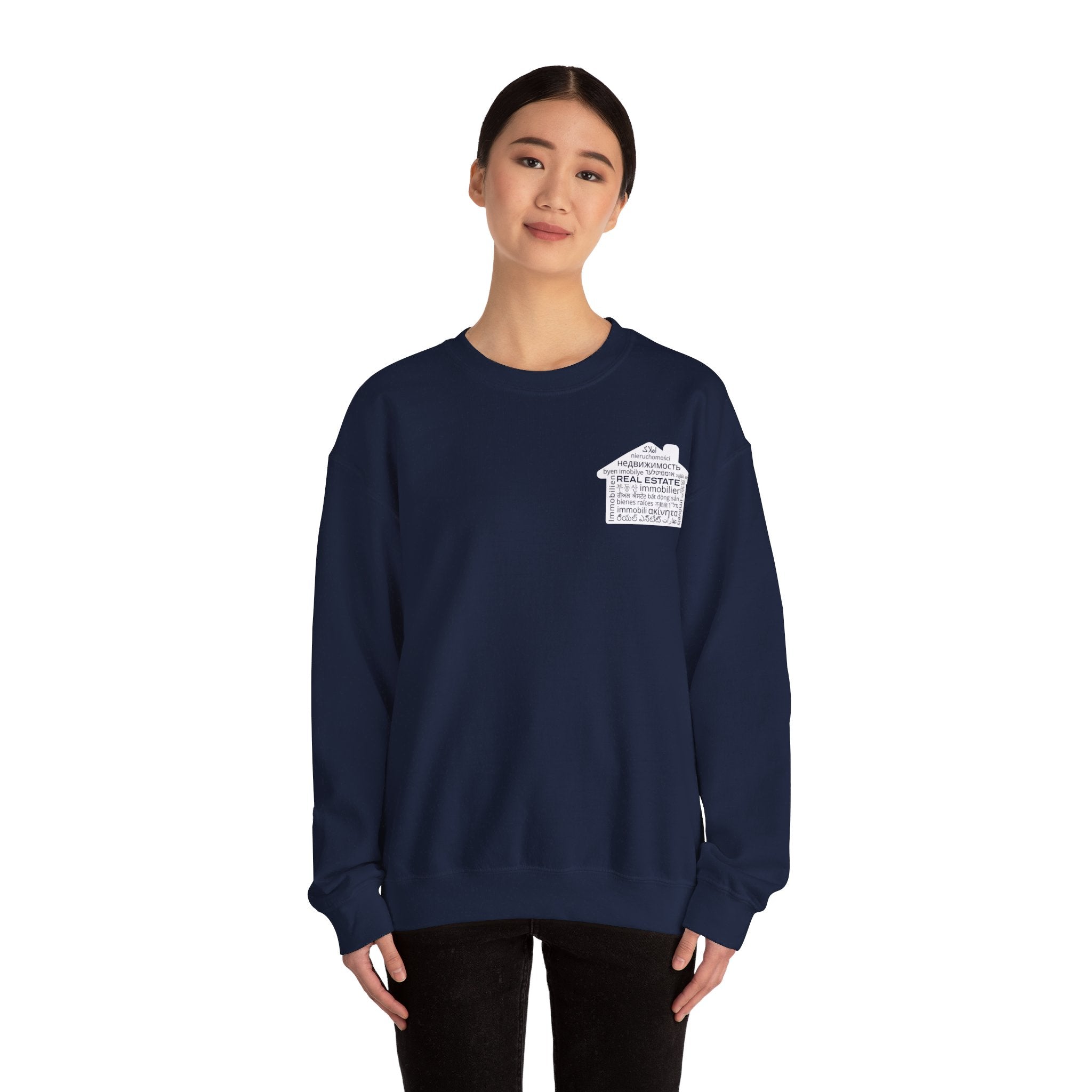 REAL ESTATE Translated Unisex Heavy Blend™ Crewneck Sweatshirt