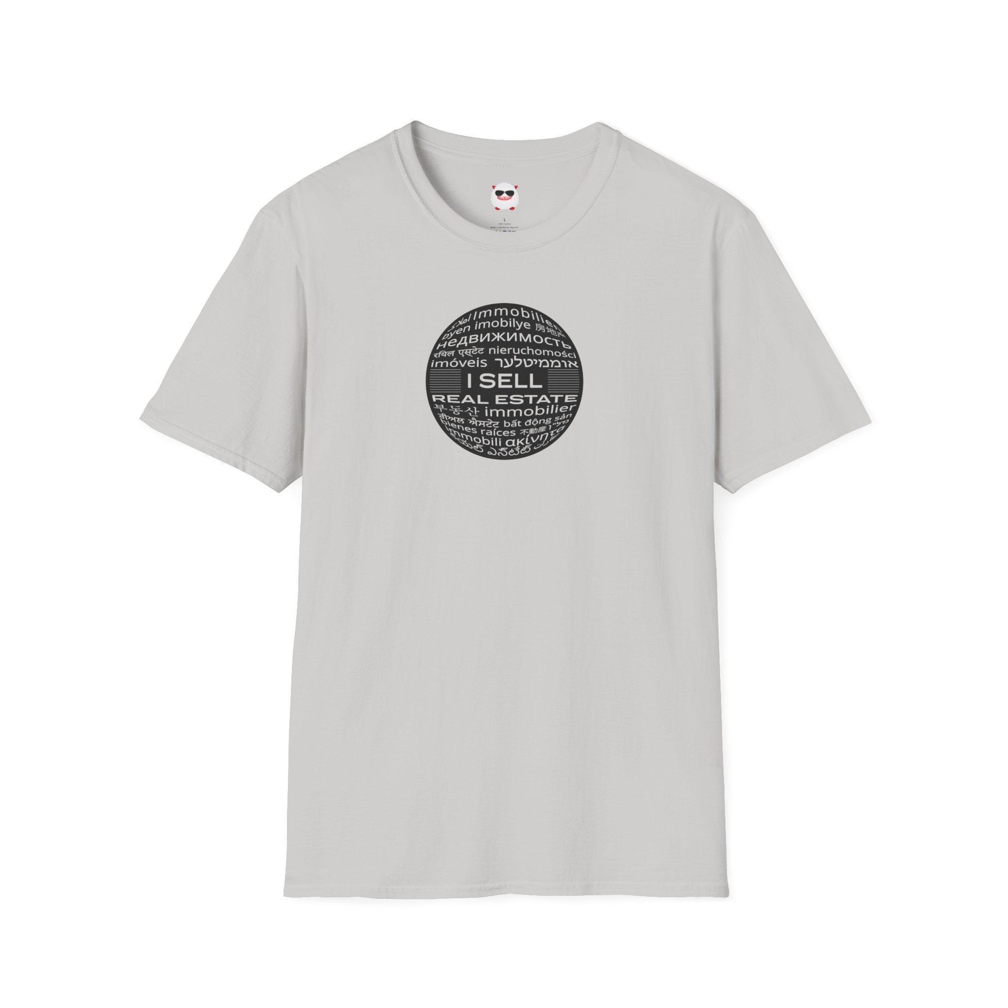 I Sell Real Estate Translated Unisex Softstyle T-Shirt