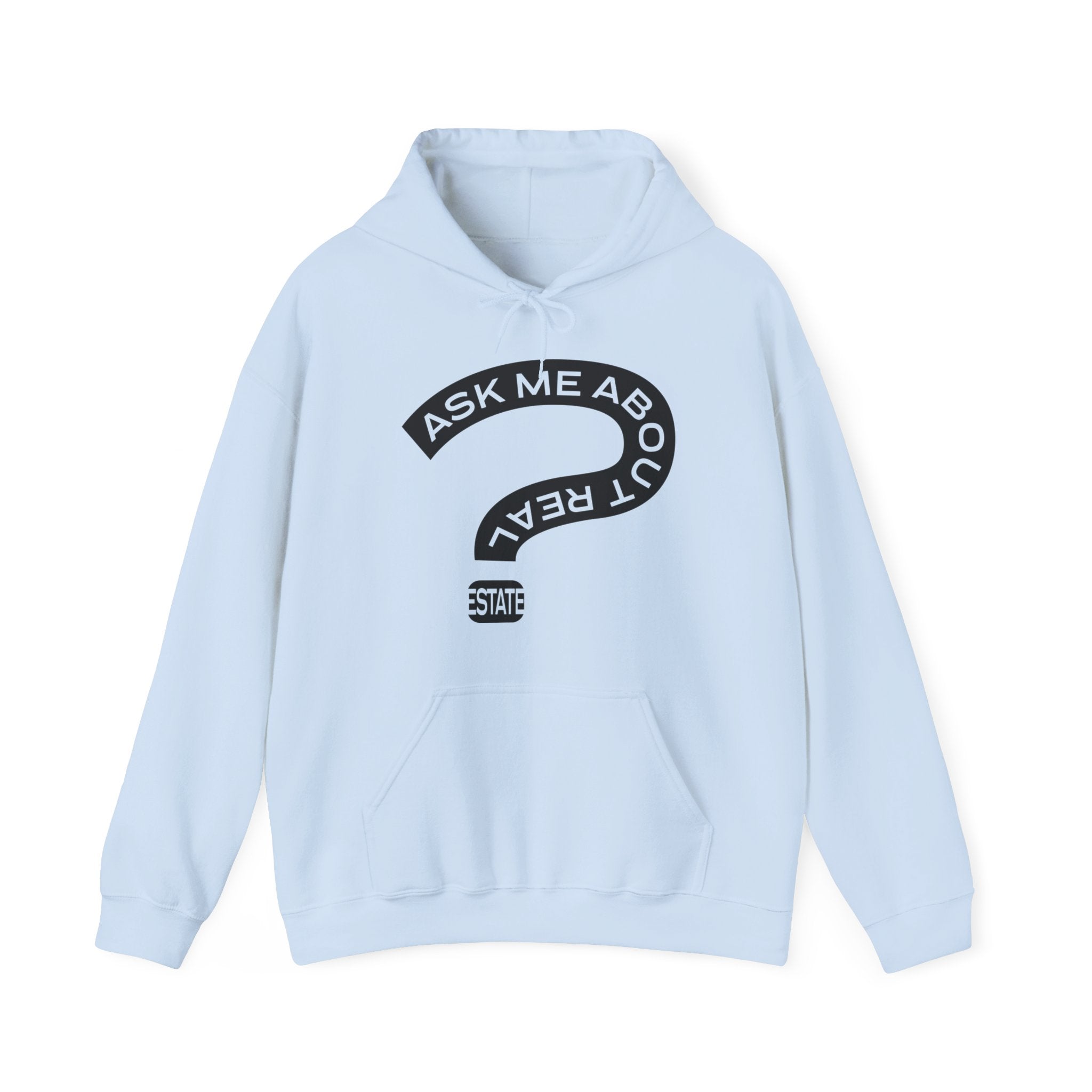 Ask Me About Real Estate Unisex Heavy Blend™ Hooded Sweatshirt