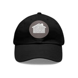 Real Estate Translated Dad Hat with Leather Patch (Round)