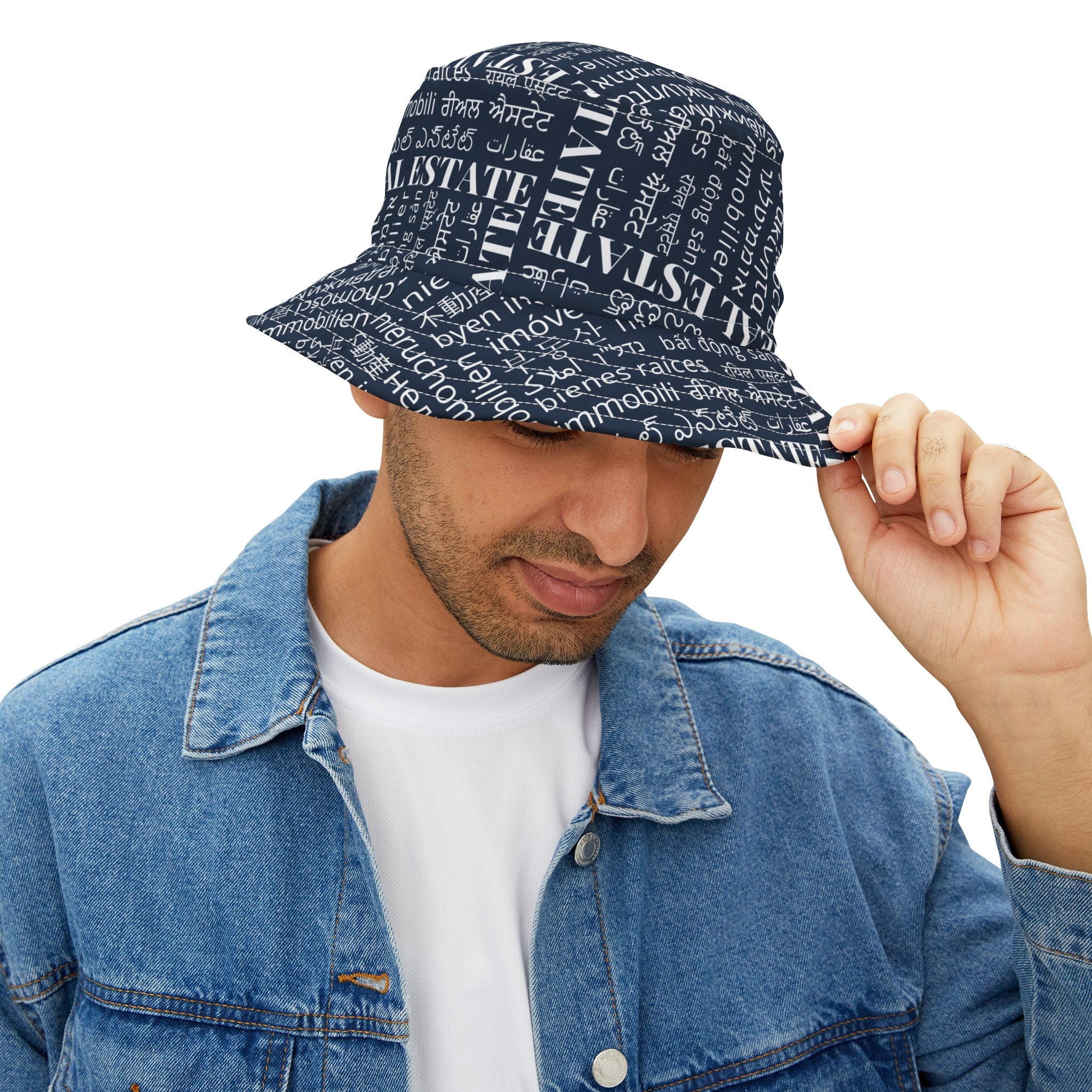 FT Style Real Estate Translated Bucket Hat (AOP)